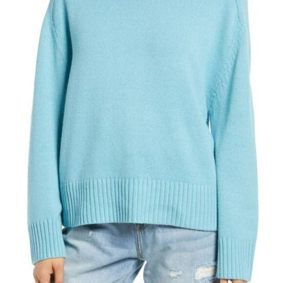 Treasure &Bond NWT Crewneck knit sweater Blue milky - Picture 1 of 6